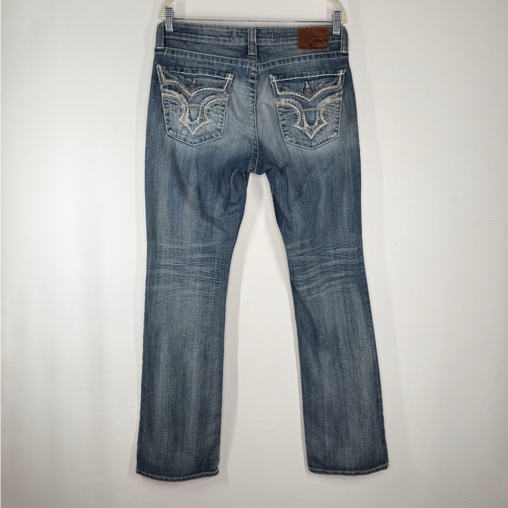 Big Star Hazel Curvy Fit Western Bootcut Cowgirl Blue Jeans Women’s Size 31L